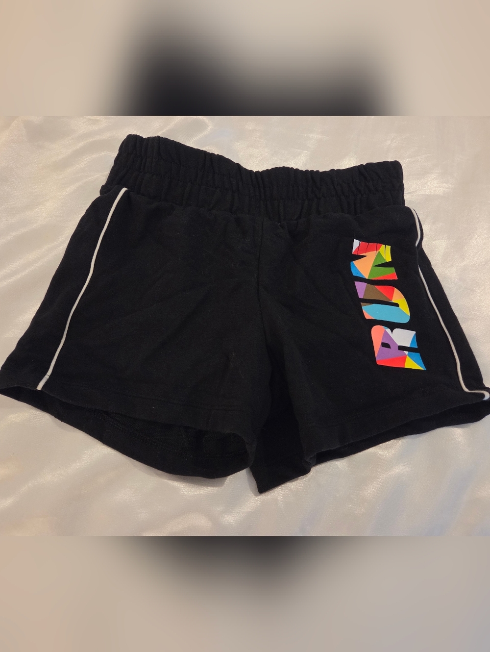 Tek Gear Girls Black Athletic Shorts Size 7